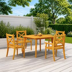 Enhance Your Outdoor Space with a 5-Piece Garden Dining Set