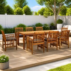 Elevate Your Outdoor Dining Experience with 9-Piece Set