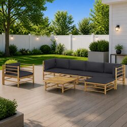 Elevate Your Outdoor Space with a Bamboo Lounge Set