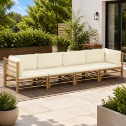 Transform Your Outdoor Space with a Bamboo Lounge Set