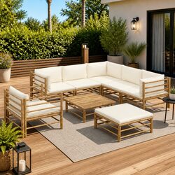 Transform Your Outdoor Space with an 8-Piece Lounge Set