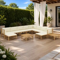 Transform Your Outdoor Space with a 12-Piece Lounge Set
