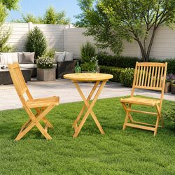 Elevate Your Outdoor Dining with This Folding Set