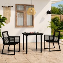 Elevate Your Patio with This Stylish 3 Piece Dining Set