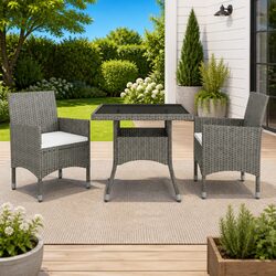 Enhance Your Outdoor Space with 3 Piece Dining Set