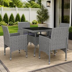 Enhance Your Outdoor Space with 5 Piece Dining Set