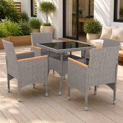 Transform Your Outdoor Space with 5-Piece Dining Set
