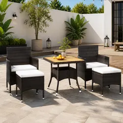 Stylish 5-Piece Outdoor Dining Set for Your Patio