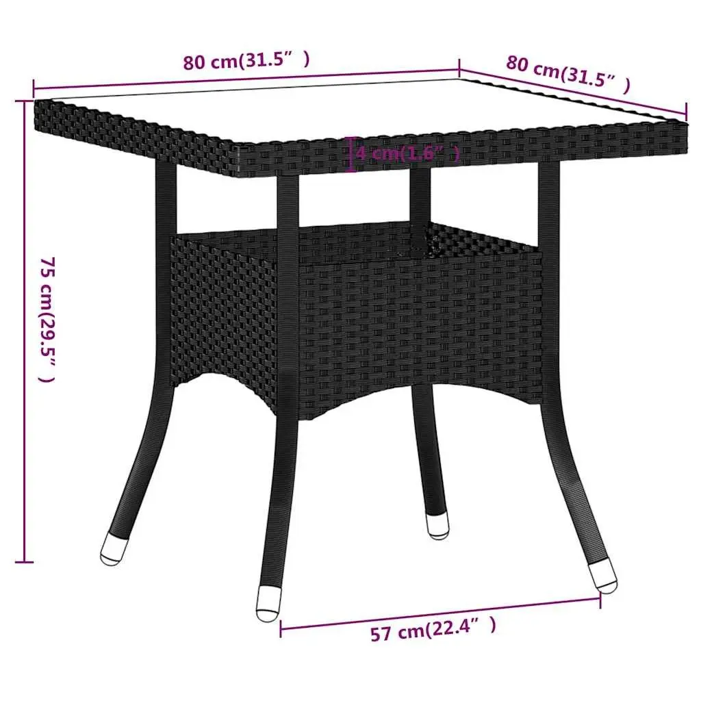 5 Piece Outdoor Dining Set Grey PE Rattan Acacia Wood Table Curved Backrest Chairs
