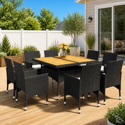 9 Piece Outdoor Dining Set Enhancing Your Garden Experience