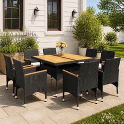 Stylish 9-Piece Outdoor Dining Set for Your Garden