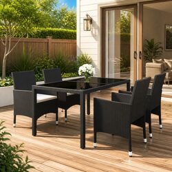 Enhance Your Patio with a Stylish 5 Piece Dining Set