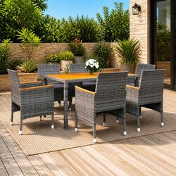 Enhance Your Outdoor Space with This 7 Piece Dining Set