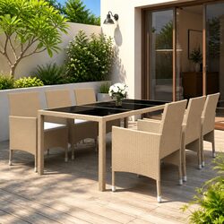 Enhance Your Outdoor Space with This 7 Piece Dining Set
