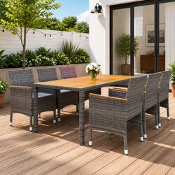 Transform Your Outdoor Space with This 7-Piece Dining Set