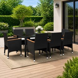 Transform Your Patio with a 9 Piece Garden Dining Set