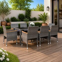 Transform Your Outdoor Space with 9 Piece Dining Set