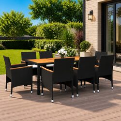 Enhance Your Patio with This Elegant 9-Piece Dining Set