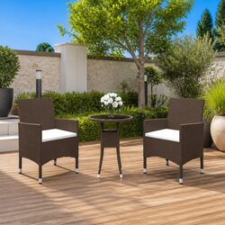 Enhance Your Outdoor Space with This 3 Piece Dining Set
