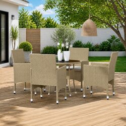 Enhance Your Outdoor Experience with 5-Piece Dining Set