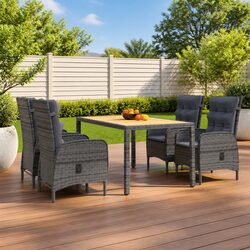 Elegant 5 Piece Garden Dining Set to Enhance Outdoor Spaces