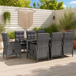 Transform Your Patio with a Stylish 9-Piece Garden Dining Set