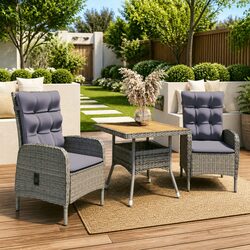Enhance Your Outdoor Space with This 3 Piece Dining Set