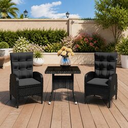 Black Garden Dining Set: Enhance Your Outdoor Space