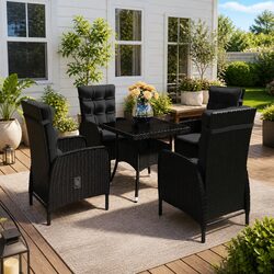 Enhance Your Outdoor Space with a 5 Piece Dining Set