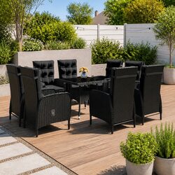 Enhance Your Patio with a Stylish 9 Piece Dining Set