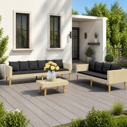 Enhance Your Outdoor Space with 3 Piece Lounge Set