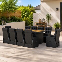 Enhance Your Patio with an 11-Piece Outdoor Dining Set