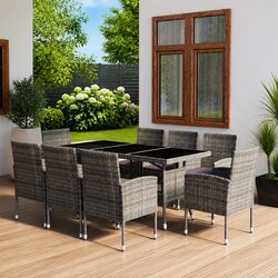 Enhance Your Outdoor Dining Space with 9 Piece Set