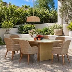 Elegant 7-Piece Outdoor Dining Set for Your Garden