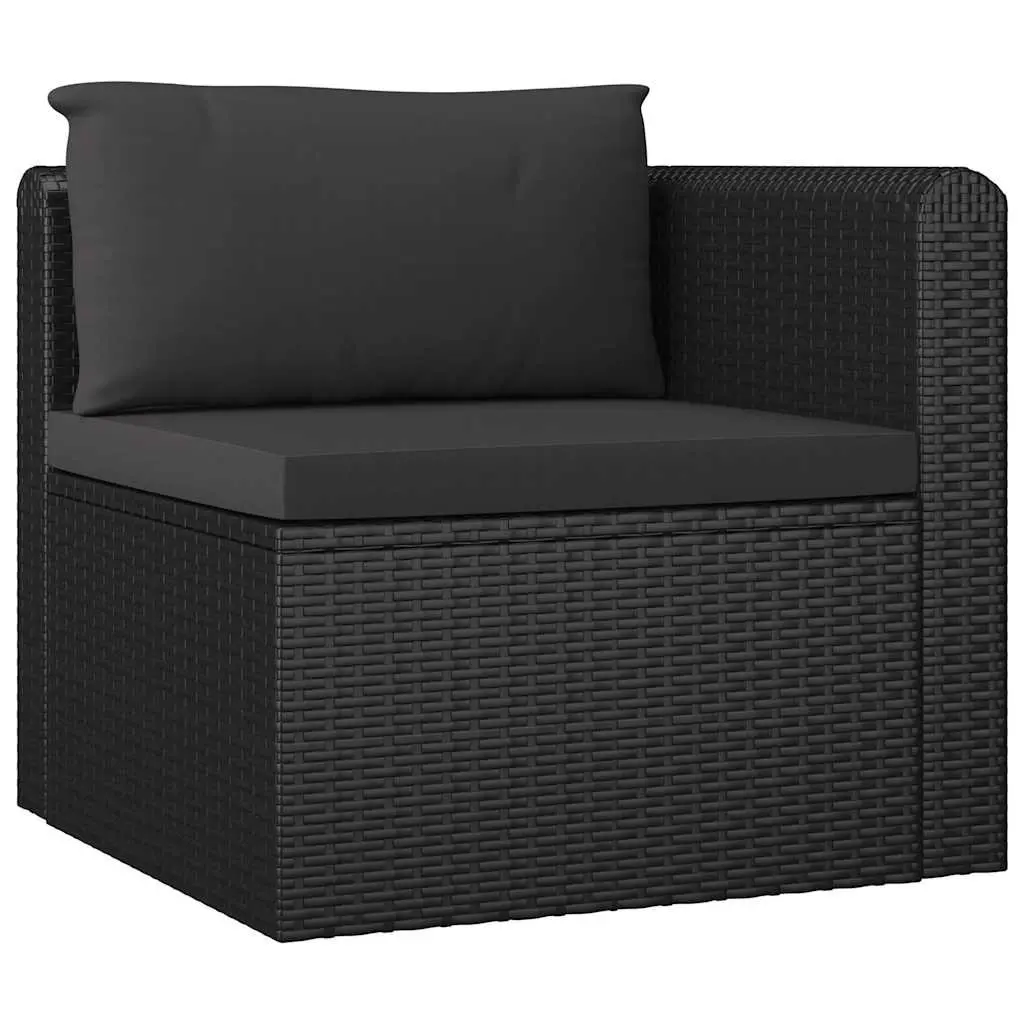 Garden Lounge Set 10 Piece Modular Rattan Sofa with Cushions Weather Resistant Outdoor Furniture