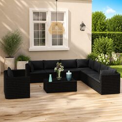 Enhance Your Outdoor Space with This 11-Piece Lounge Set