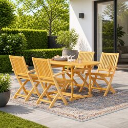 Enhance Your Outdoor Space with a 5 Piece Dining Set