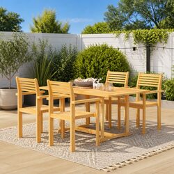 Elevate Your Space with a 5 Piece Garden Dining Set