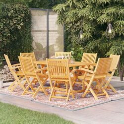 Enhance Your Outdoor Space with 9 Piece Dining Set