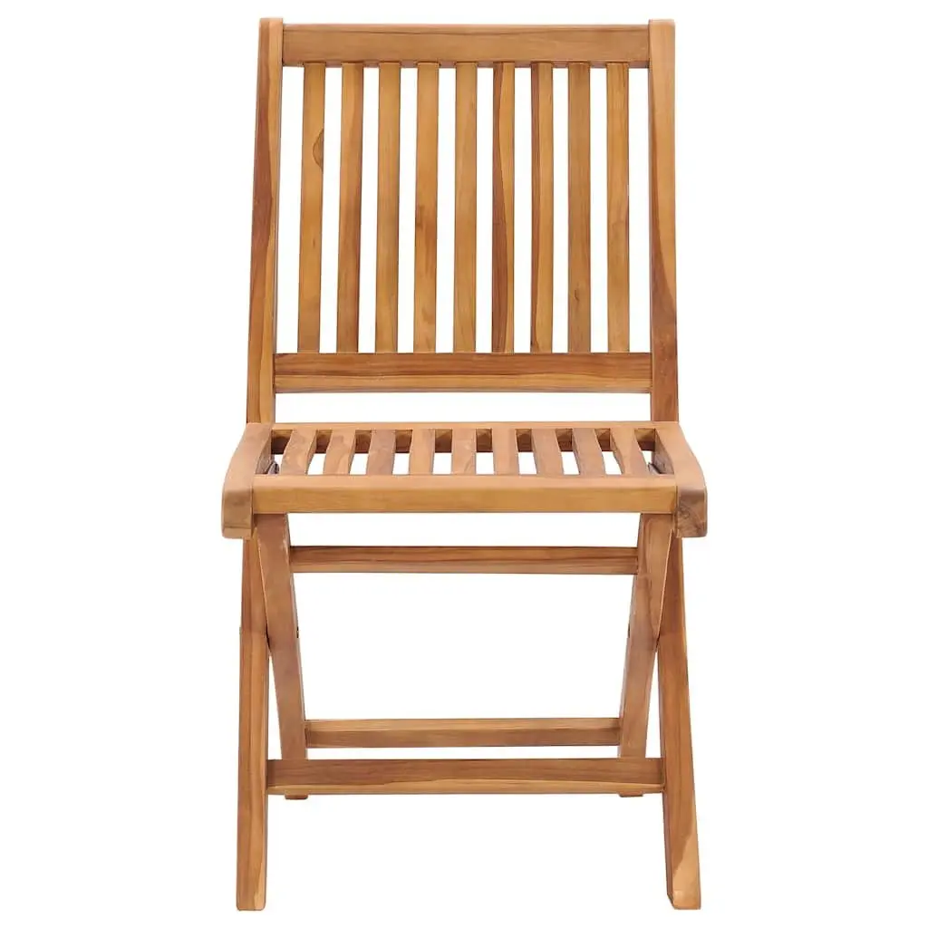 9 Piece Garden Dining Set Teak Hardwood Outdoor Furniture Table with Umbrella Hole and Foldable Chairs