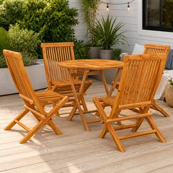 Enhance Your Outdoor Space with a 5 Piece Dining Set