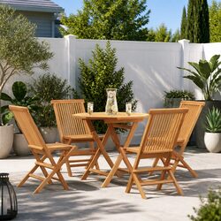 Stylish 5 Piece Garden Dining Set for Outdoor Spaces