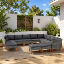 Elevate Your Outdoor Space with this 12-Piece Lounge Set