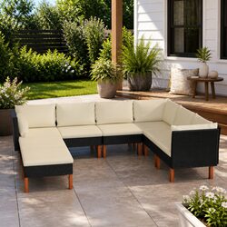 Stylish 8-Piece Garden Lounge Furniture Set