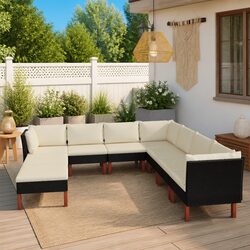 Enhance Your Outdoor Living with 9 Piece Lounge Set