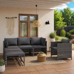 Transform Your Outdoor Space with This 6 Piece Lounge Set