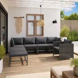Transform Your Outdoor Space with a 7-Piece Lounge Set