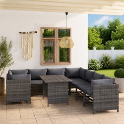 Elevate Your Outdoor Space with a 9 Piece Lounge Set