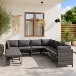 Transform Your Outdoor Space with a 9 Piece Lounge Set