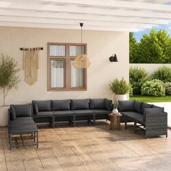 Enhance Your Outdoor Living with a 10-Piece Lounge Set